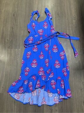 J. Crew Blue Floral Sundres